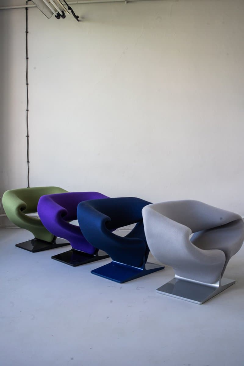 set of four lounge armchairs Pierre Paulin for Artifort, multicolor, fabric - 184278