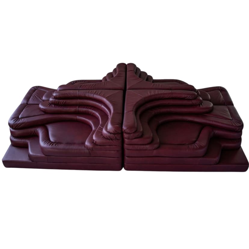 Zestaw czterech modułów sofa Terrazza, proj. U. Klug, de Sede, lata 70.