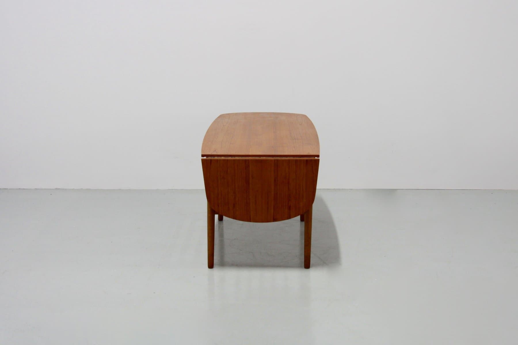 Extendable Danish coffee table, brown, teak - 184198