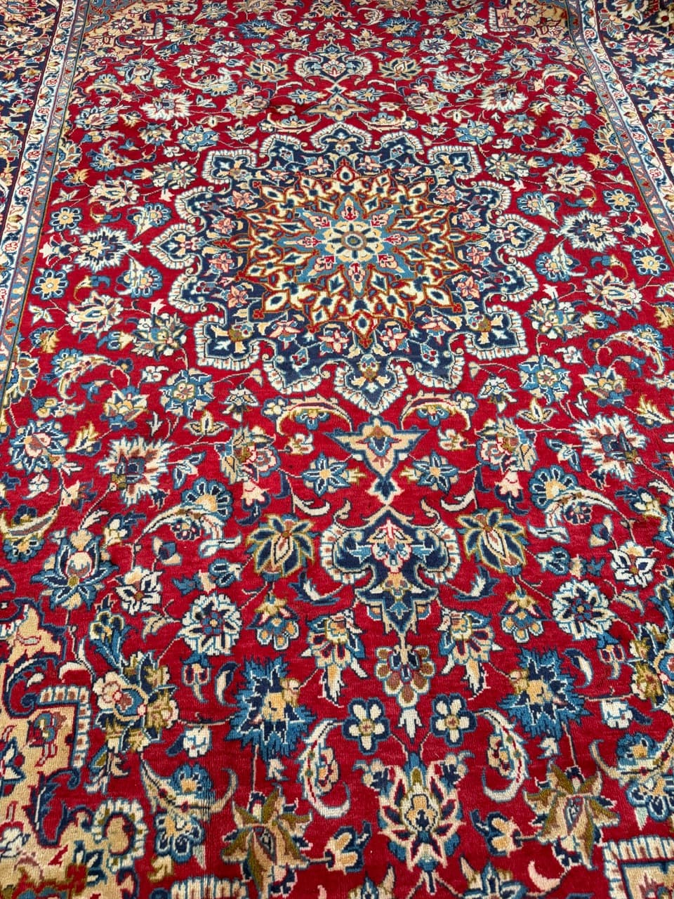 Rug Keshan 390x240 cm, red, wool, Iran - 184044