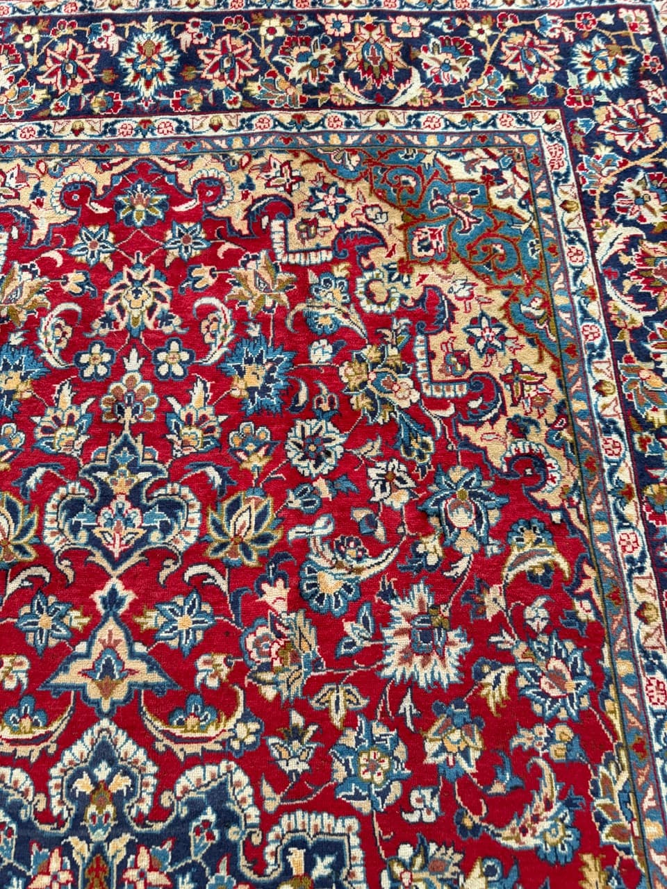 Rug Keshan 390x240 cm, red, wool, Iran - 184034