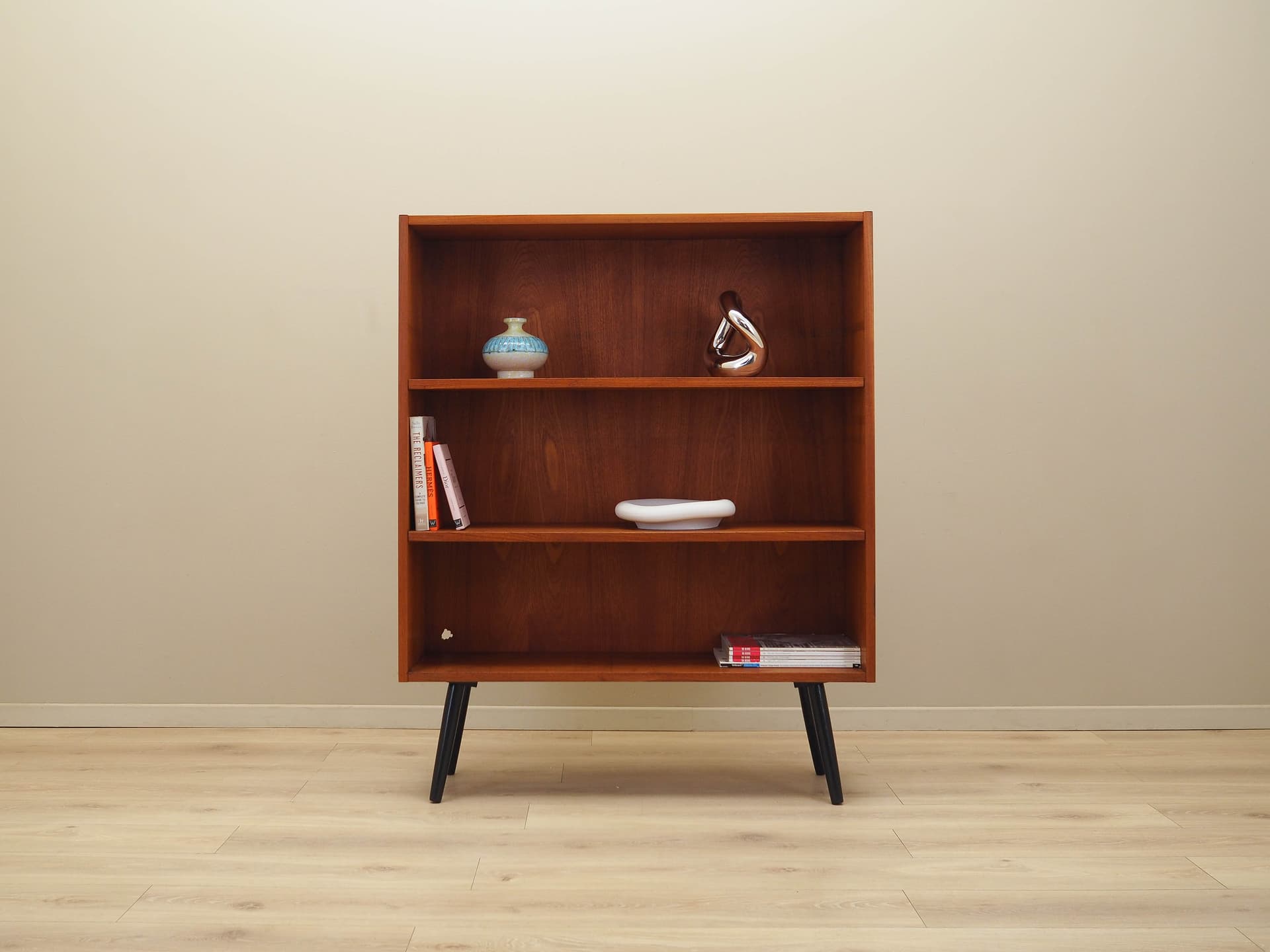 Bookcase, brown teak, Denmark, 1970s. - 184129