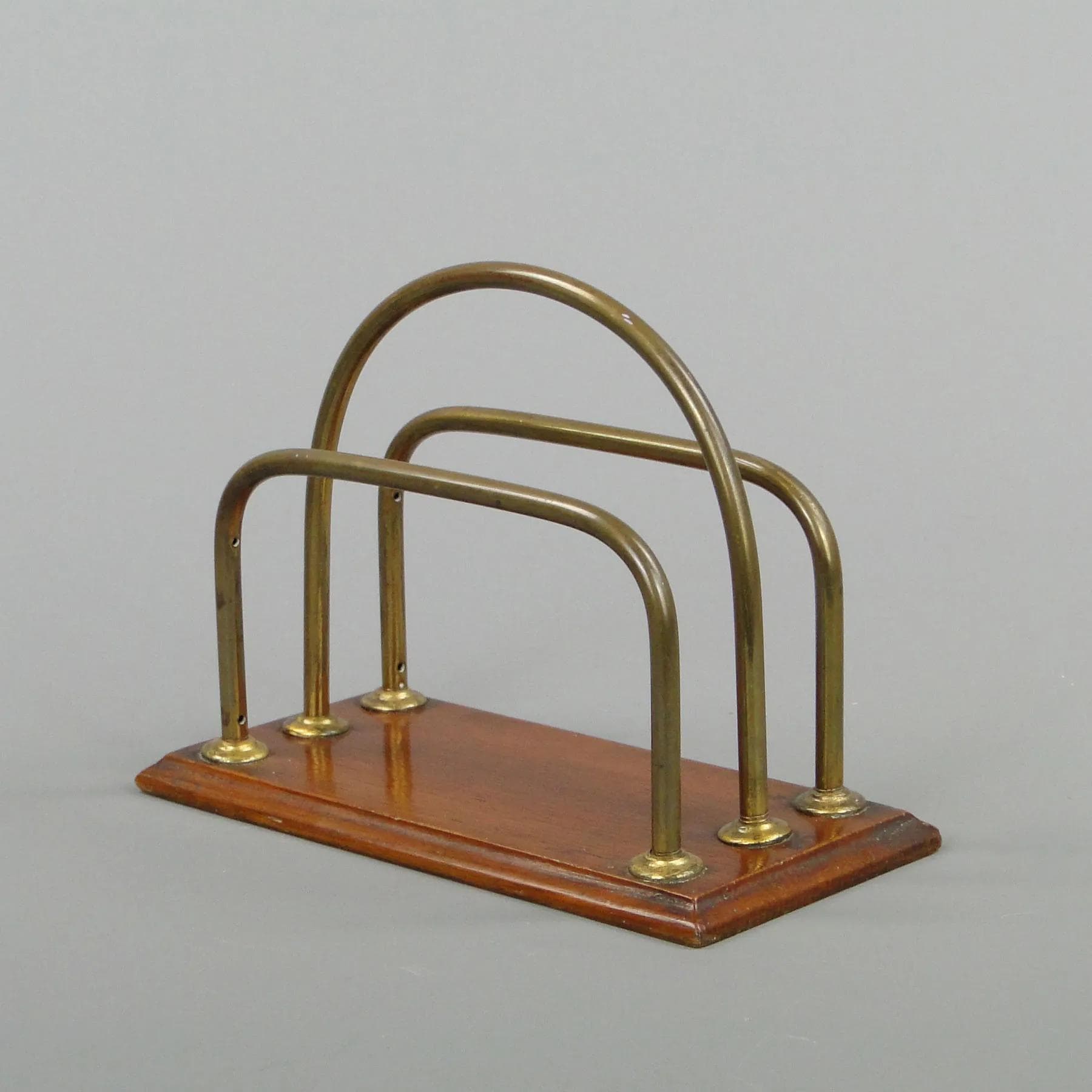 Listownik Art Deco, orzech brązowy, Polska, lata 20. - 12894