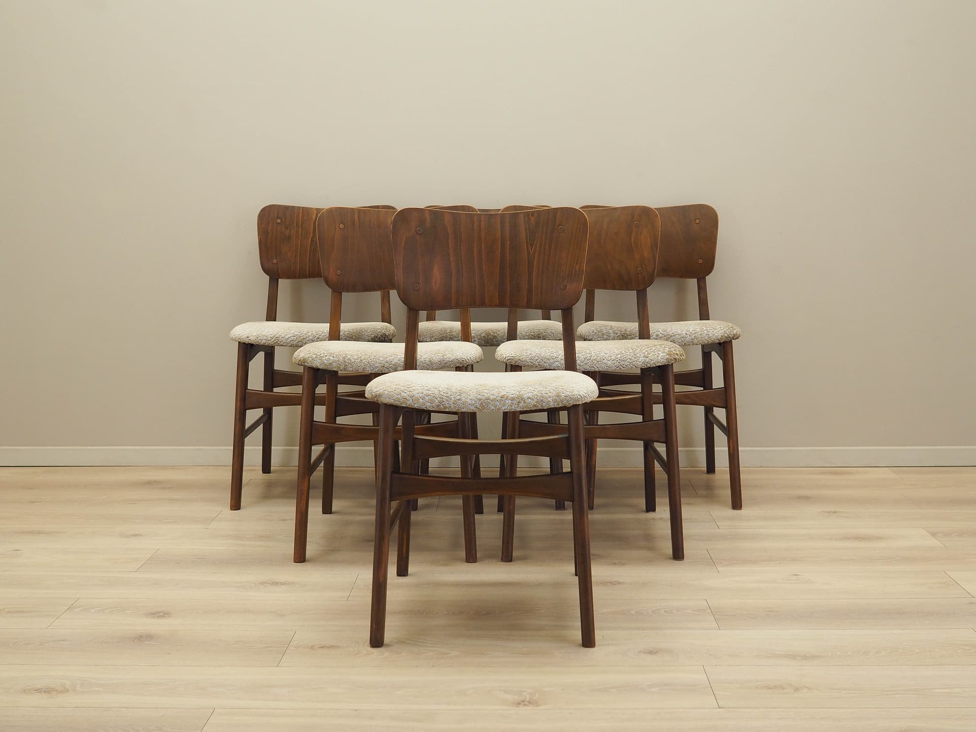 Komplet sześciu krzeseł, Dania, lata 60. - 184883