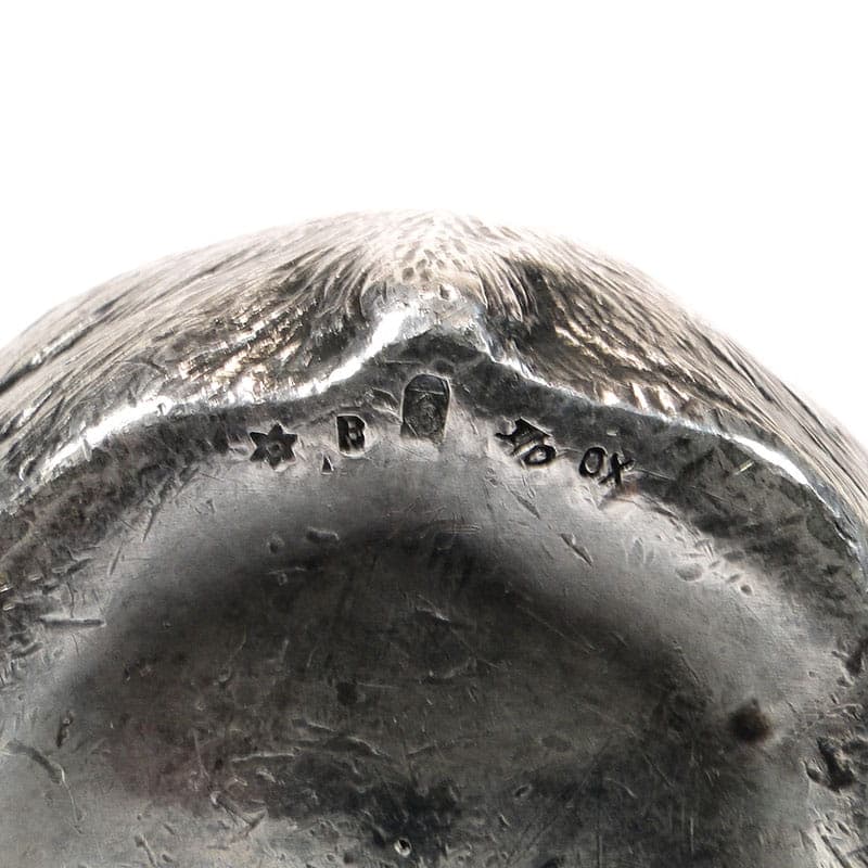 Secesyjny flakon na perfumy z niedźwiedziem, WMF, Niemcy, ok.1900 - 184967