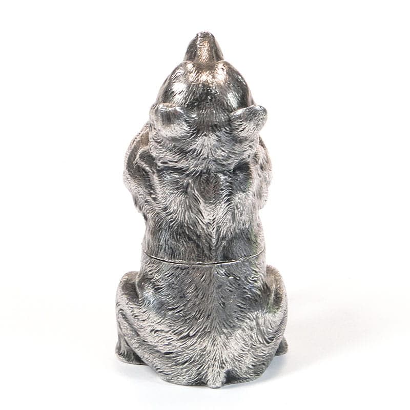 Secesyjny flakon na perfumy z niedźwiedziem, WMF, Niemcy, ok.1900 - 184963