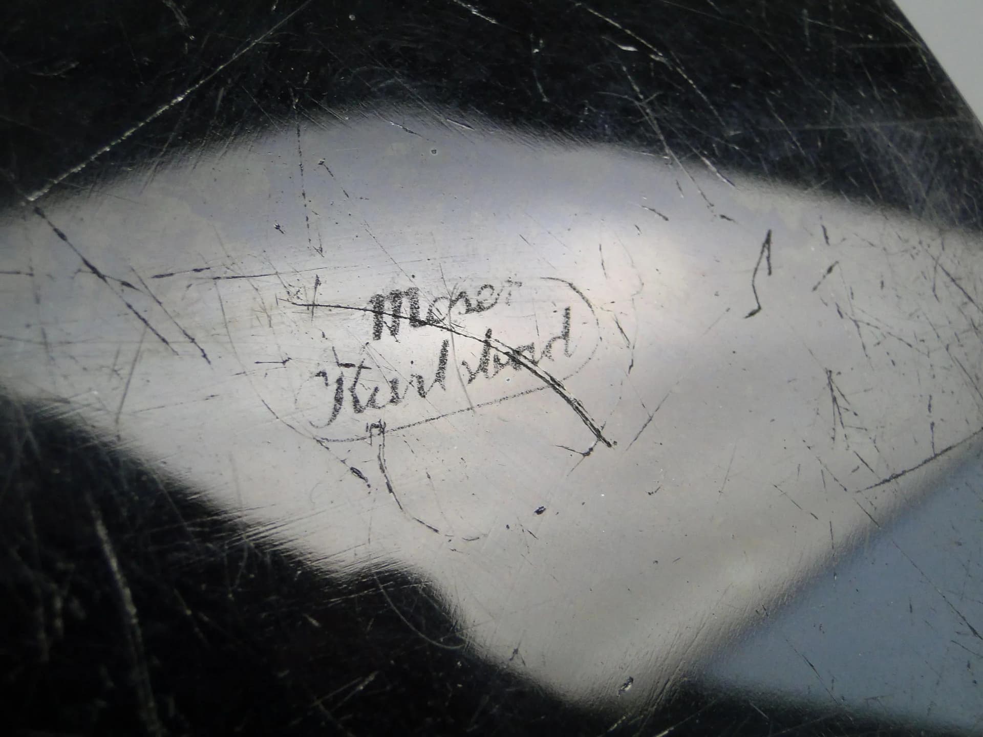 Wazon Art déco, fiolet szkło kryształowe, proj. J. Hoffmann, Czechy, lata 20. - 12889