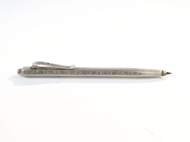 Mechanical Pencil, silver, metal, Orno, Poland, 1950s - DIMENSION