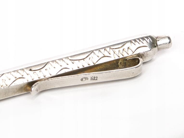 Mechanical Pencil Engraved, silver, metal, Orno Warsaw, Poland, 1950s - 184988