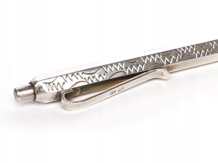 Mechanical Pencil Engraved, silver, metal, Orno Warsaw, Poland, 1950s - 184987