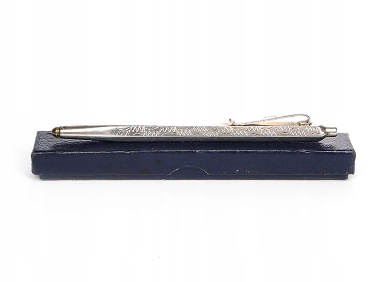 Mechanical Pencil Engraved, silver, metal, Orno Warsaw, Poland, 1950s - 184990
