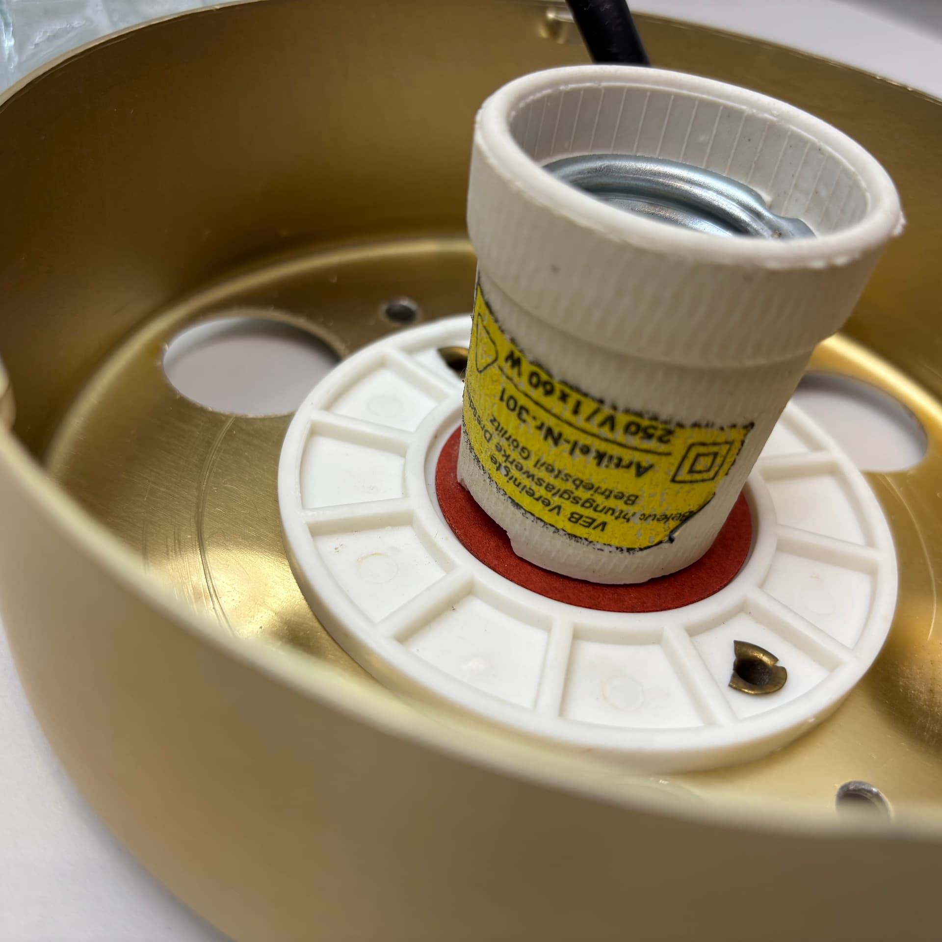 Para kinkietów, transparentne szkło, aluminium złoty, Niemcy, lata 80. - 185141