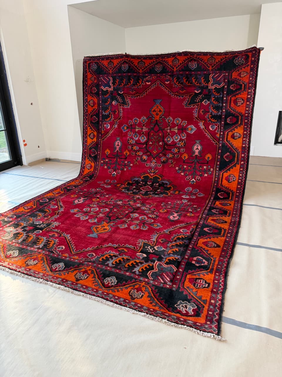 Rug Hamadan 440x285 cm, multicolor wool, Iran - 185149