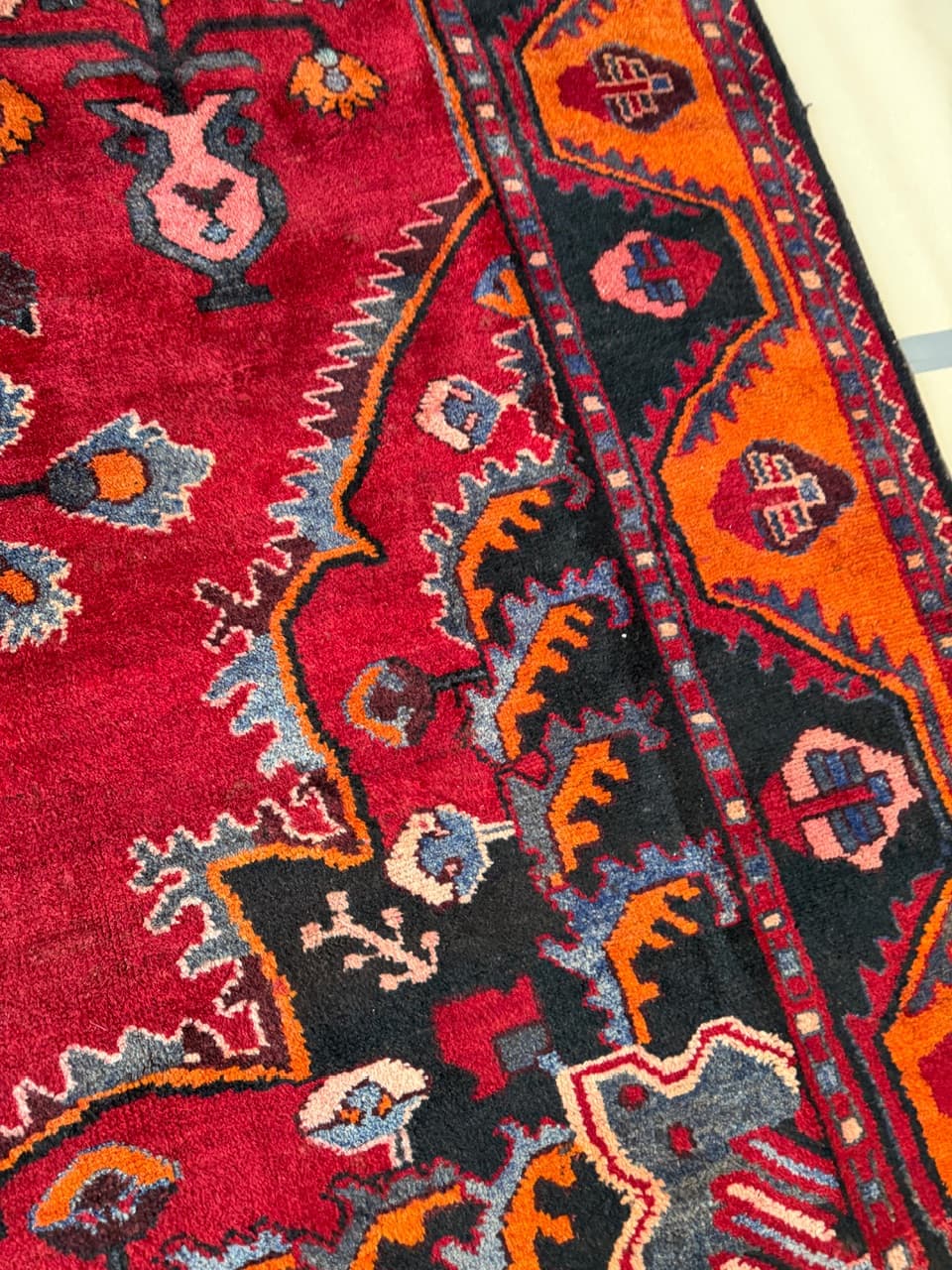 Rug Hamadan 440x285 cm, multicolor wool, Iran - 185158