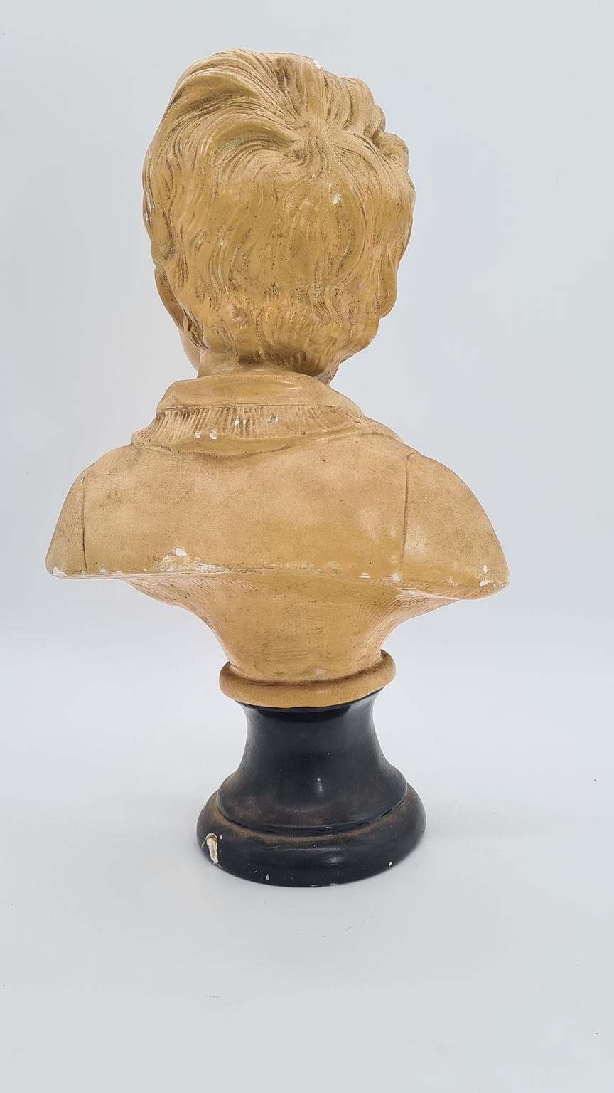 Gipsowe popiersie chłopca 40 cm | ok. 1900 r. | duży format 40 cm | antyk - 185223