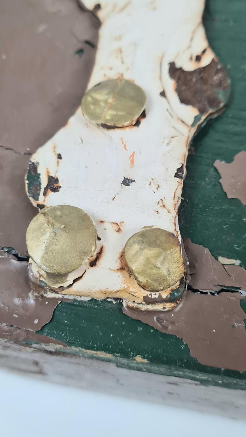 Antyczny drewniany naczółek z lwem – XVIII/XIX w. | element architektury wnętrz, 107 cm - 185286