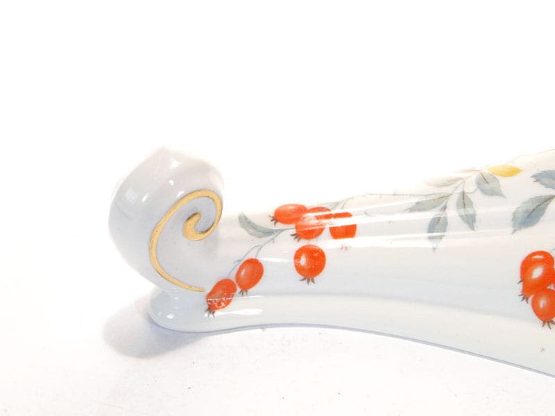 Wazon ścienny Art déco, porcelana multikolor, Ćmielów, Polska, lata 30. - 185410