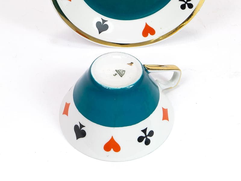 Filiżanka "The Cards" Chodzież l. 60. - 185561