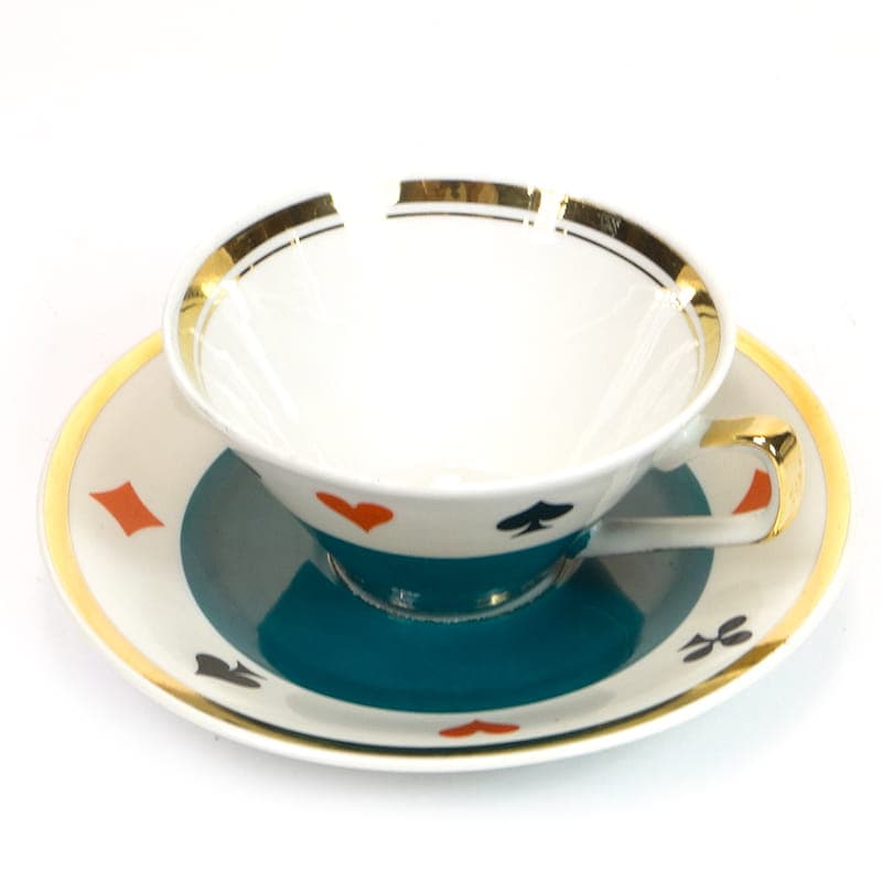 Filiżanka "The Cards" Chodzież l. 60. - 185565