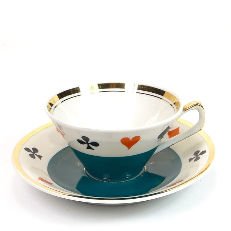 Filiżanka "The Cards" Chodzież l. 60. - 185564