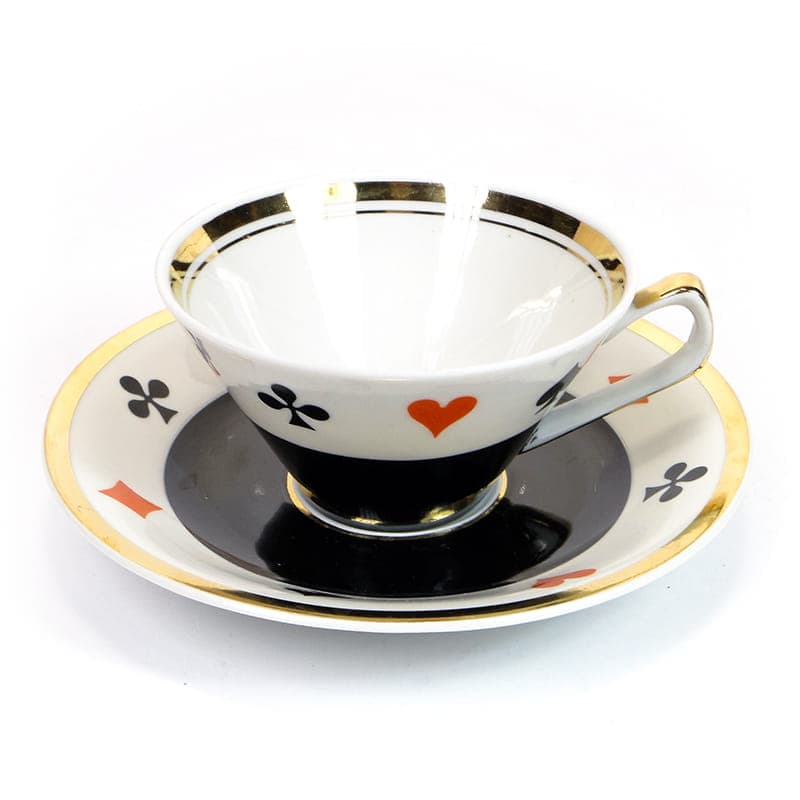 Filiżanka "The Cards" Chodzież l. 60. - 185580