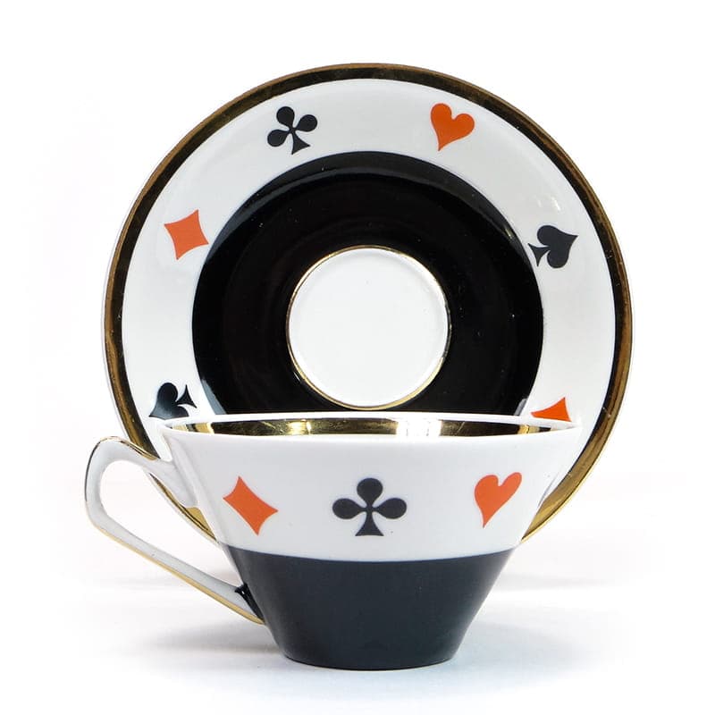 Filiżanka "The Cards" Chodzież l. 60. - 185583