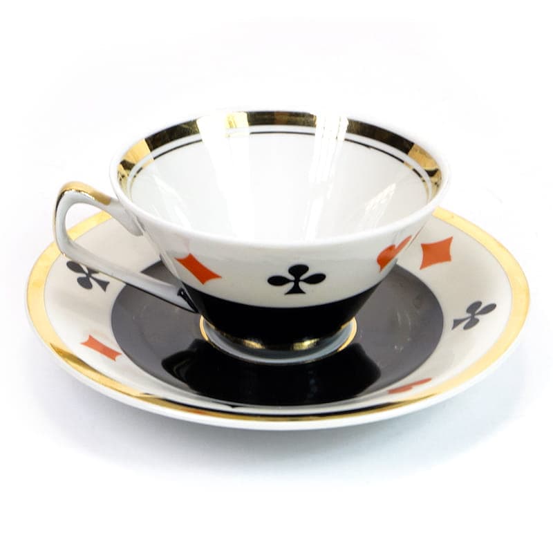 Filiżanka "The Cards" Chodzież l. 60. - 185581