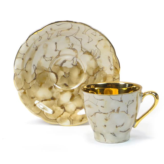 Filiżanka do kawy, Ćmielów, W. Potacki, Feston, lata 60. - WYMIARY