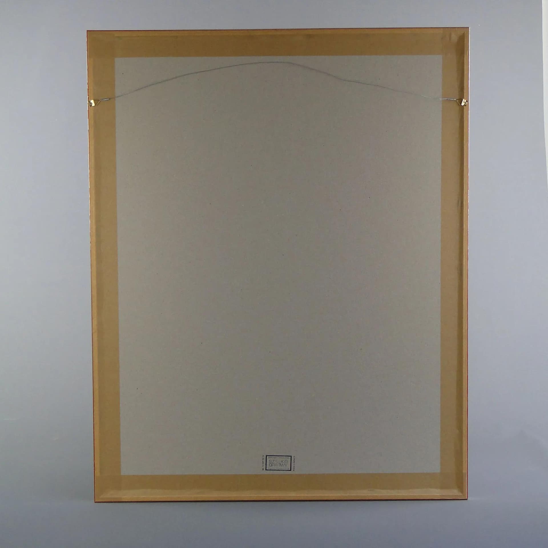 Print Dobrowolnie, maroon paper, by E. Ingarden, Poland, 1980s. - 13074