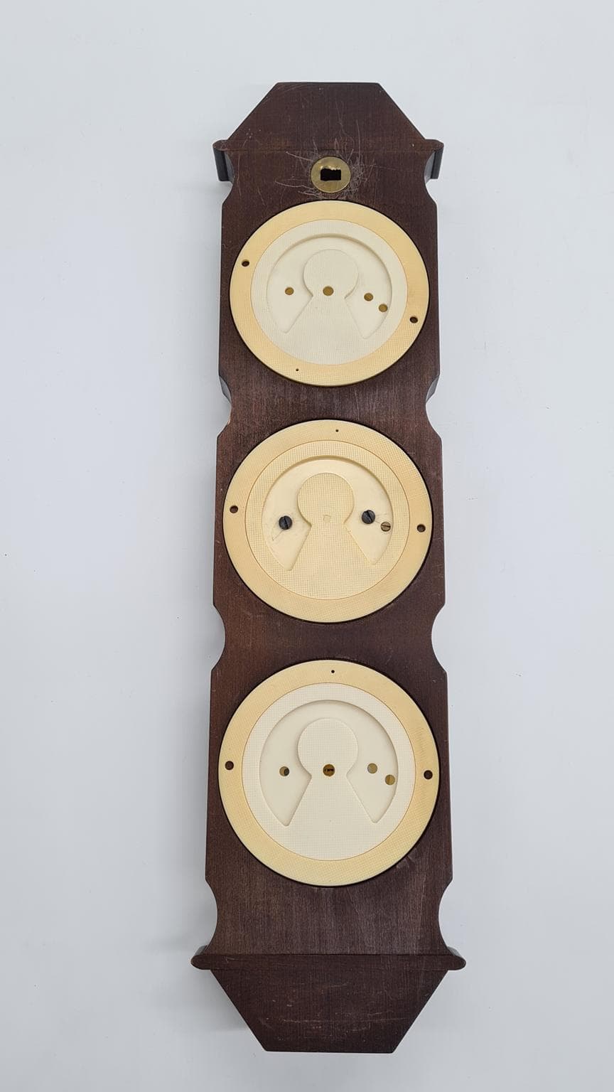 Vintage stacja meteorologiczna – barometr • termometr • higrometr | 45 cm - 185909