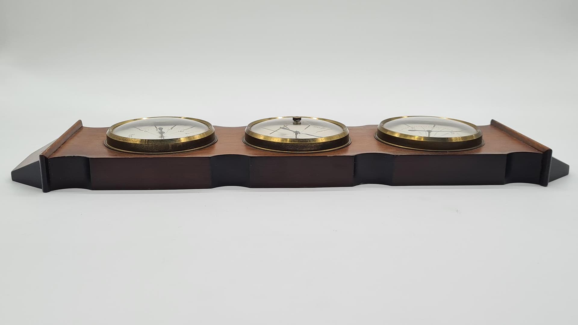 Vintage stacja meteorologiczna – barometr • termometr • higrometr | 45 cm - 185907