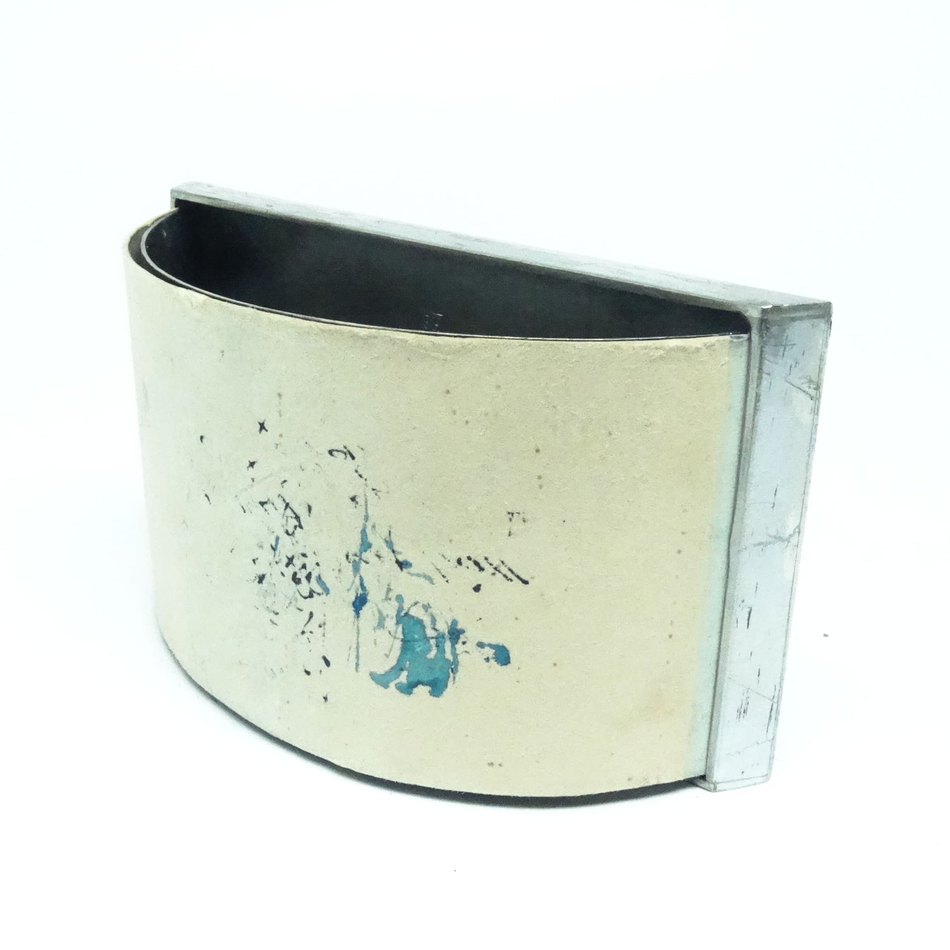 Bibularz biurkowy Art Deco, metal srebrzysty, Szwecja, lata 20. - 185934