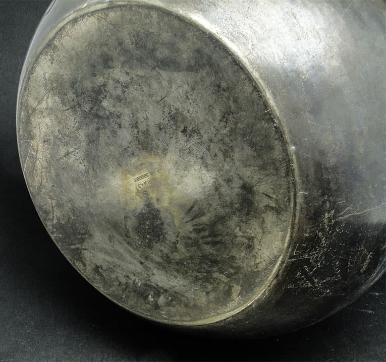 Punch bowl, Art Deco, silver-plated brass, Germany, 1930s. - 185952