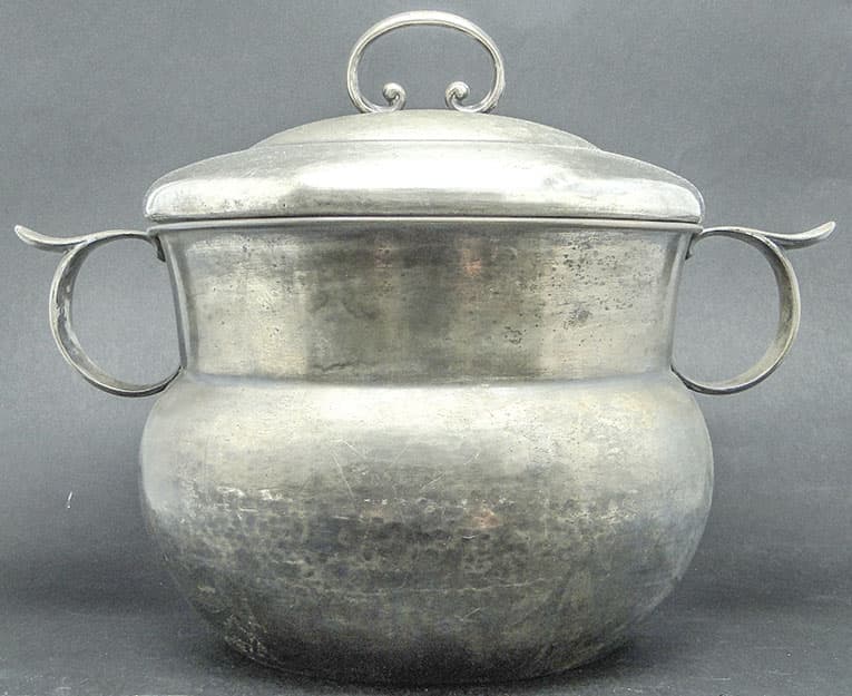 Punch bowl, Art Deco, silver-plated brass, Germany, 1930s. - 185944