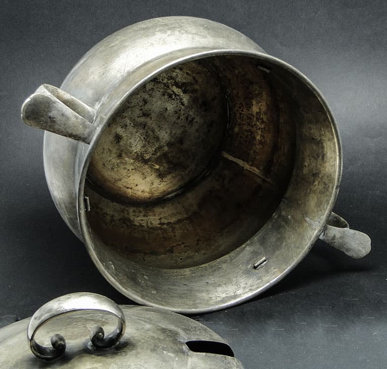 Punch bowl, Art Deco, silver-plated brass, Germany, 1930s. - 185949