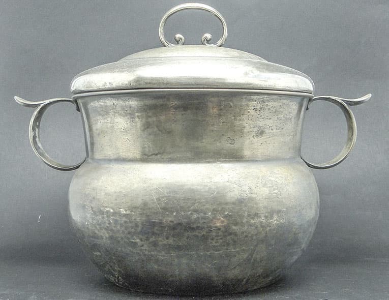 Punch bowl, Art Deco, silver-plated brass, Germany, 1930s. - 185943