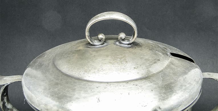 Punch bowl, Art Deco, silver-plated brass, Germany, 1930s. - 185947