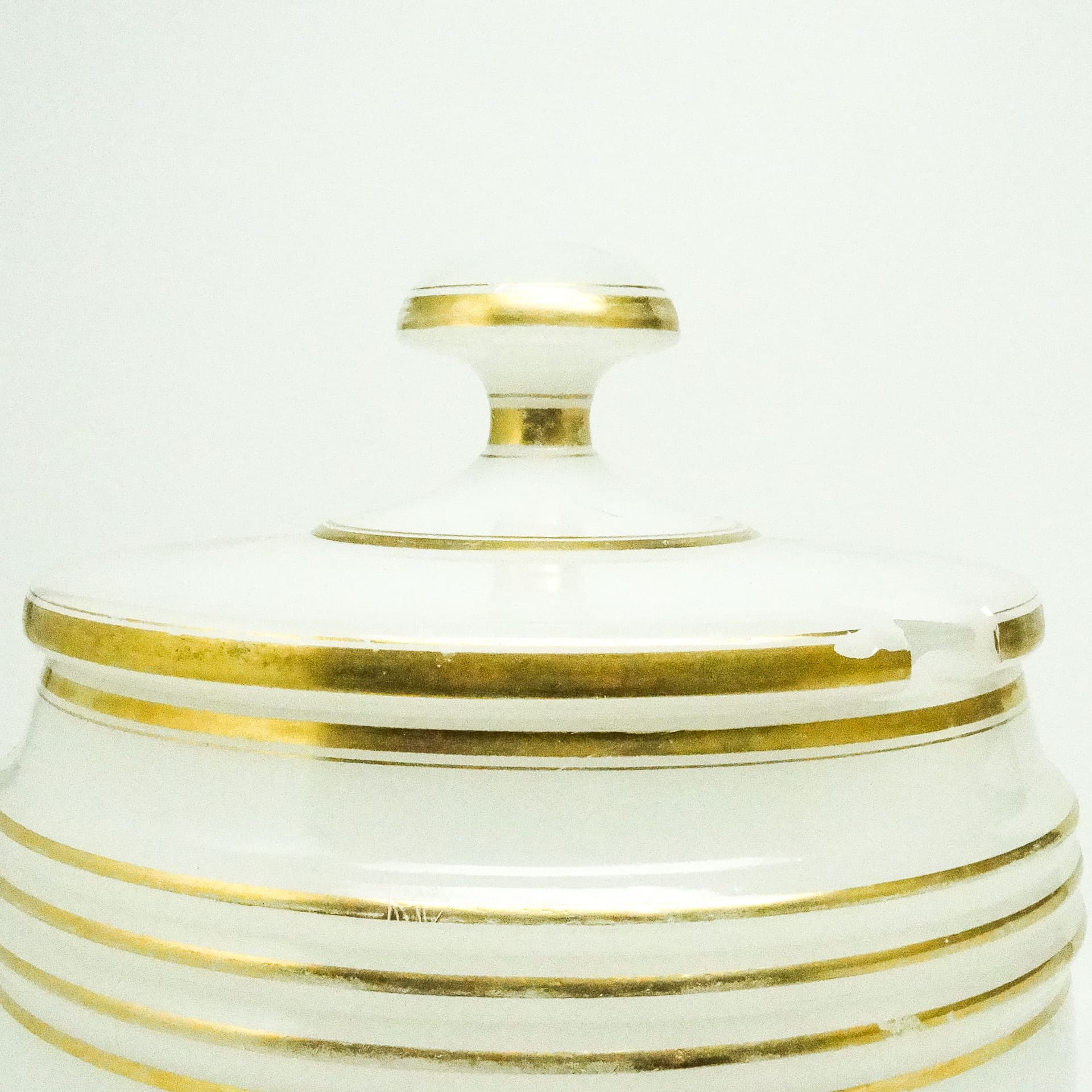 Punch bowl, Art Deco, glass, Bohemia, Czech Republic, 1930s. - 185977