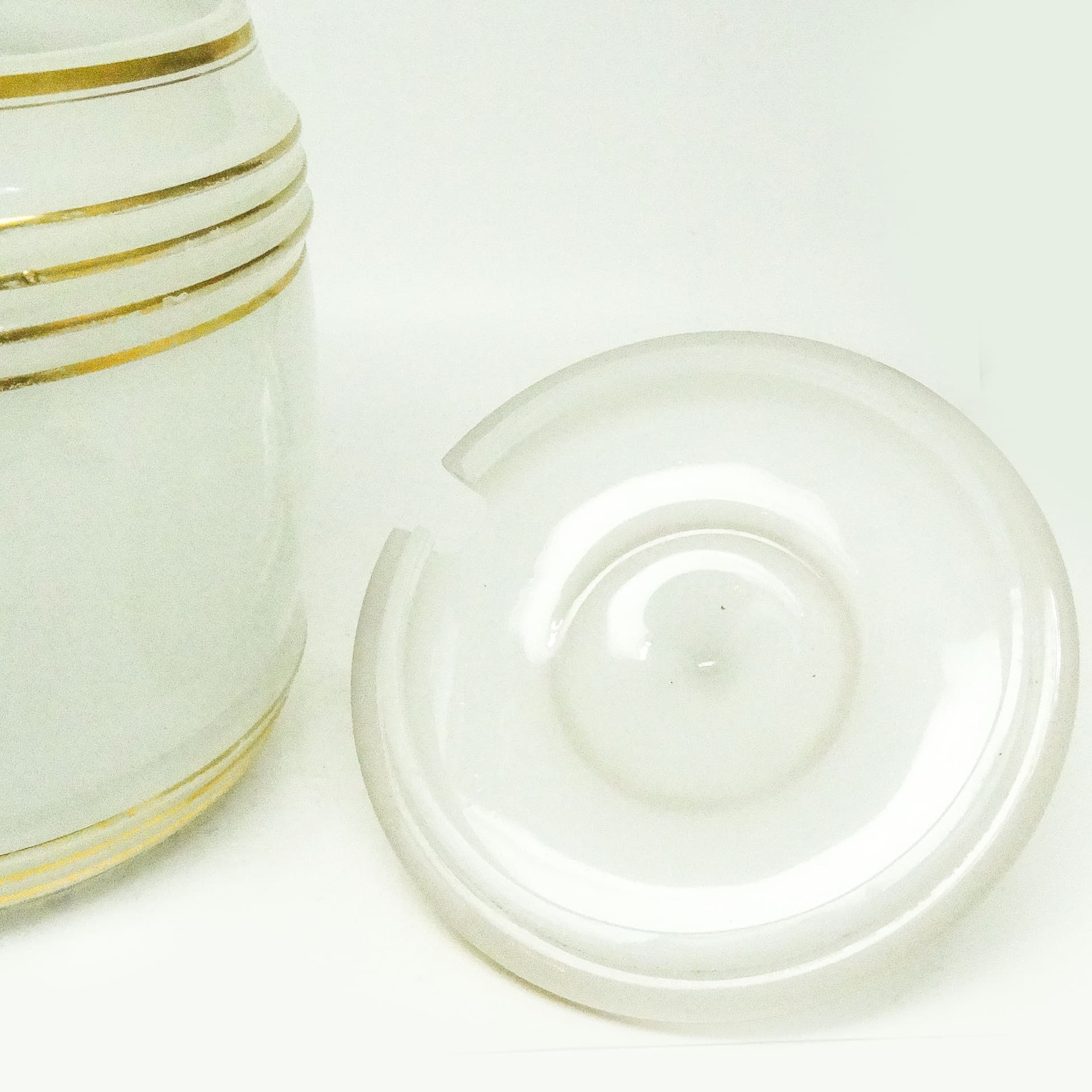 Punch bowl, Art Deco, glass, Bohemia, Czech Republic, 1930s. - 185973