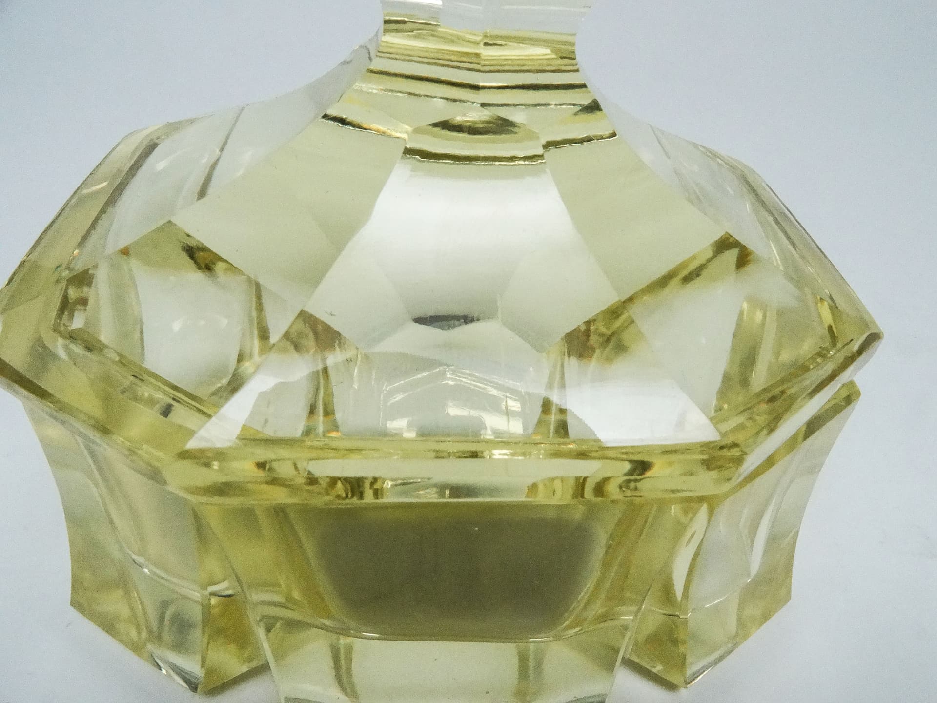 Art Deco bonbonniere, crystal, Moser, Czechoslovakia, 1930s. - 186063