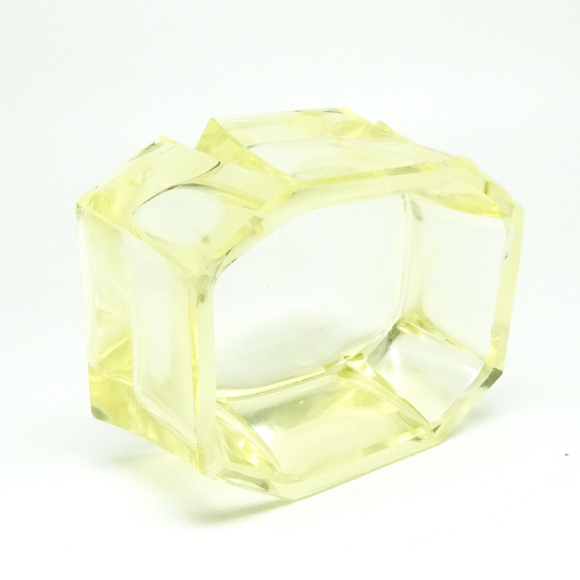 Art Deco bonbonniere, crystal, Moser, Czechoslovakia, 1930s. - 186058