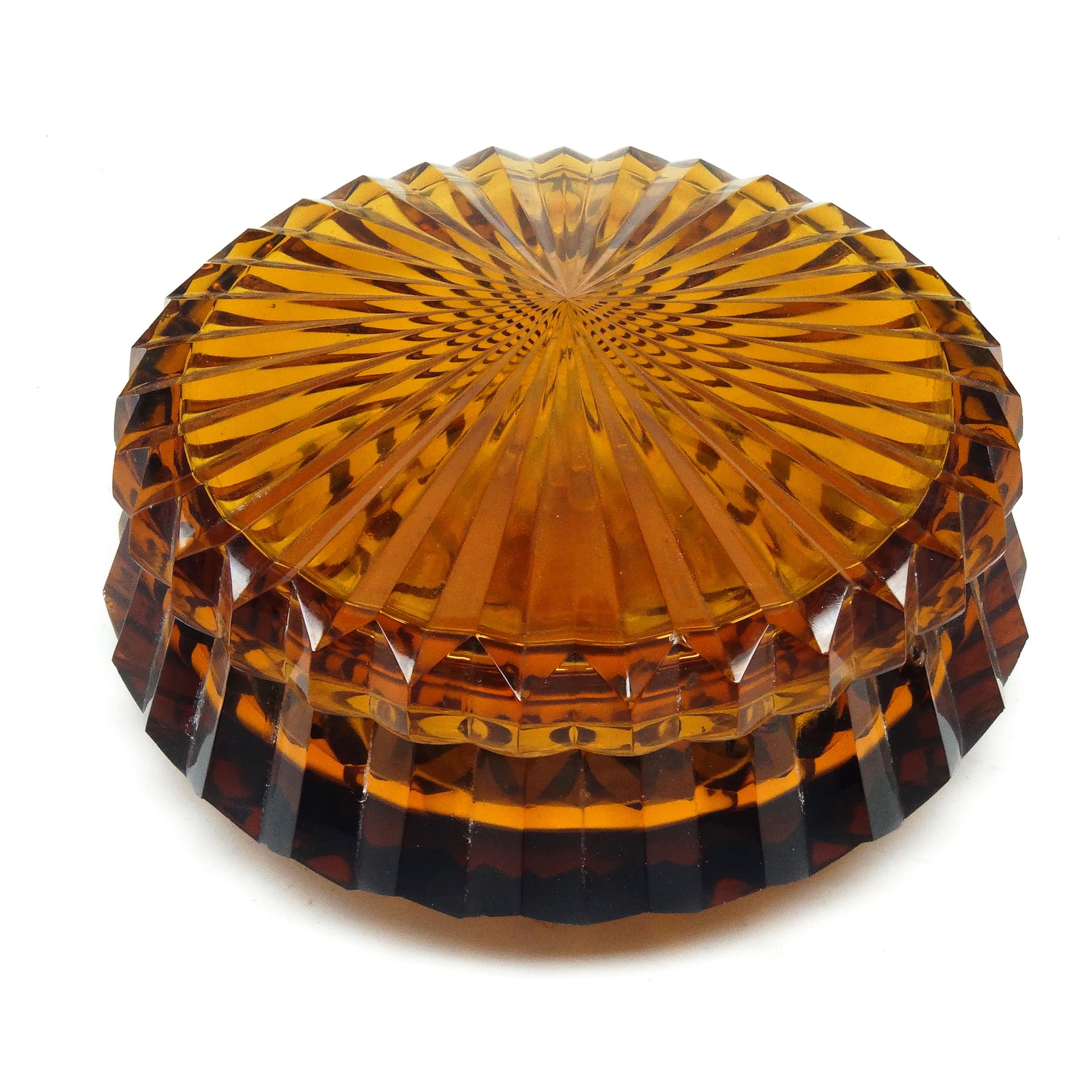 Art Deco bonbonniere, crystal, Moser, Czechoslovakia, 1930s. - 186120