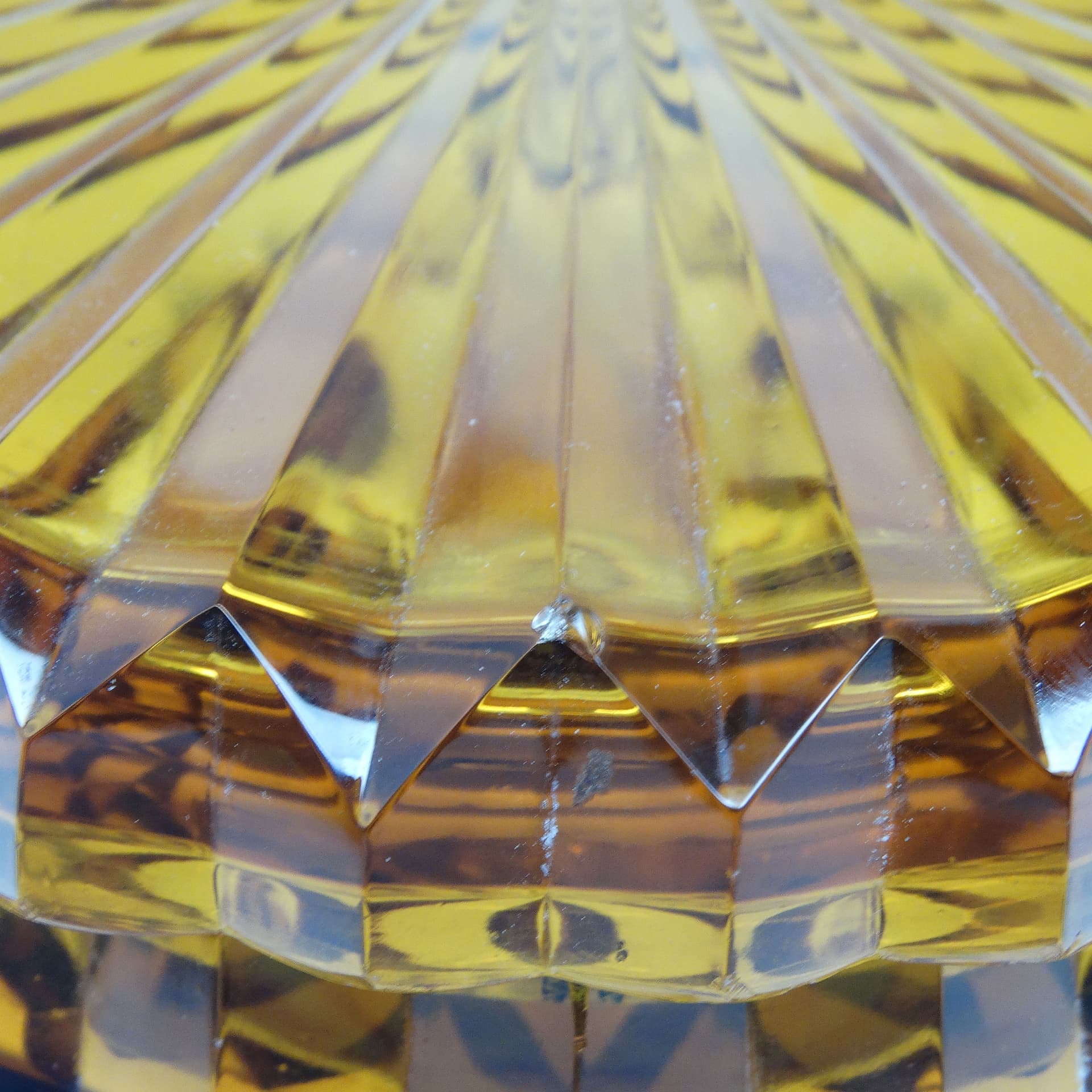 Art Deco bonbonniere, crystal, Moser, Czechoslovakia, 1930s. - 186127