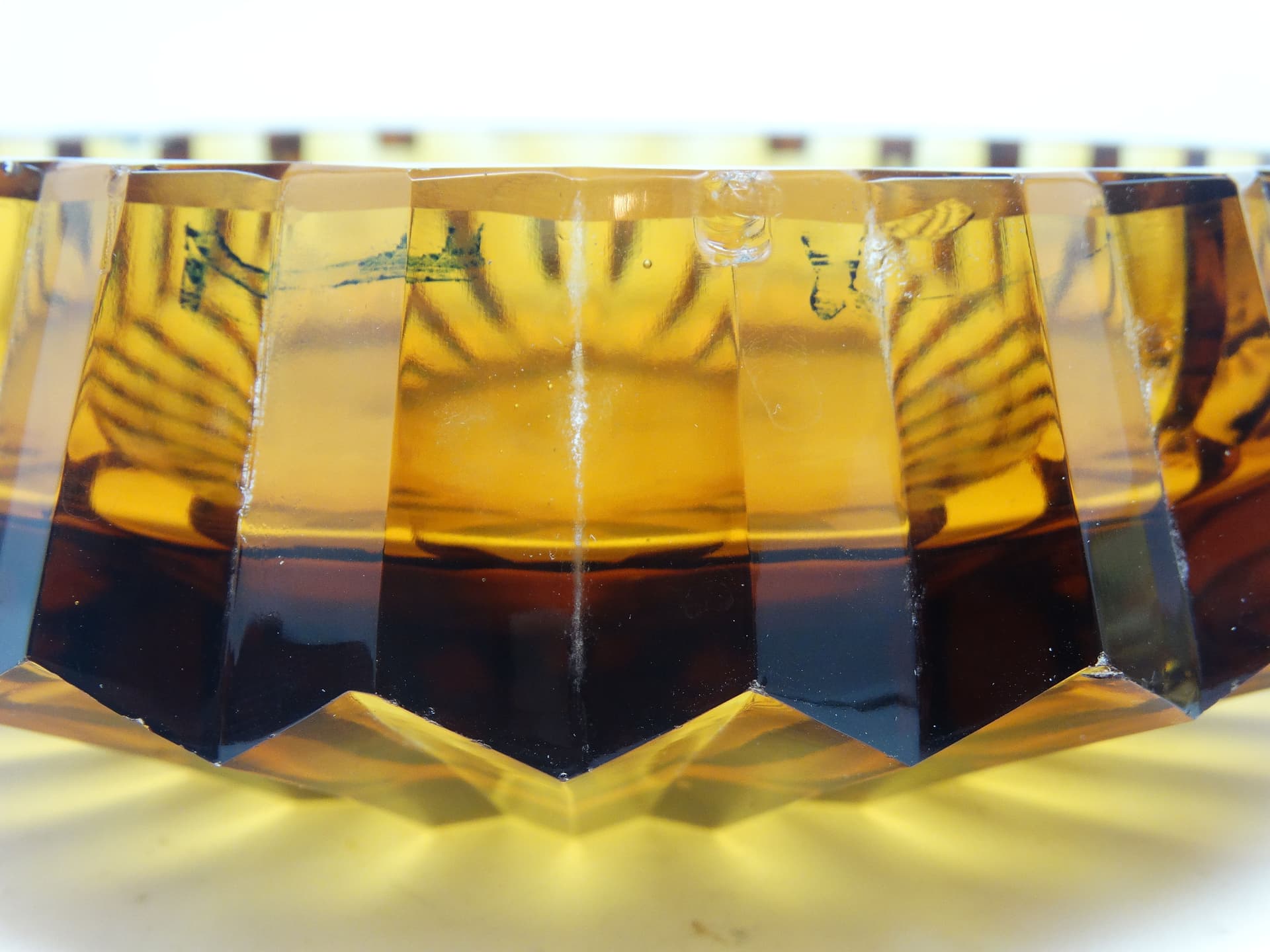 Art Deco bonbonniere, crystal, Moser, Czechoslovakia, 1930s. - 186126