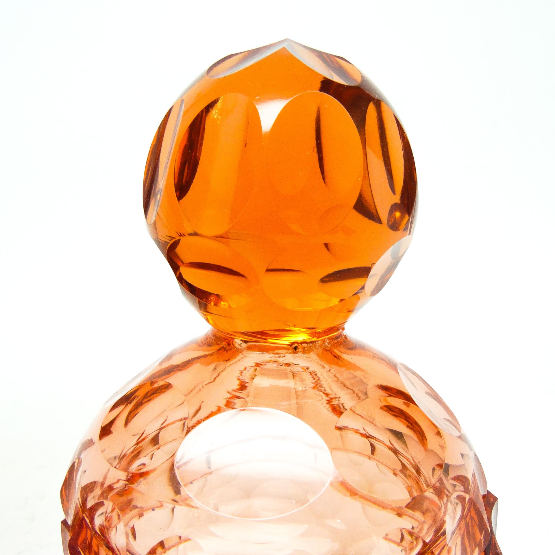 Art Deco bonbonnière, crystal, Moser, Czechoslovakia, 1930s. - 186223