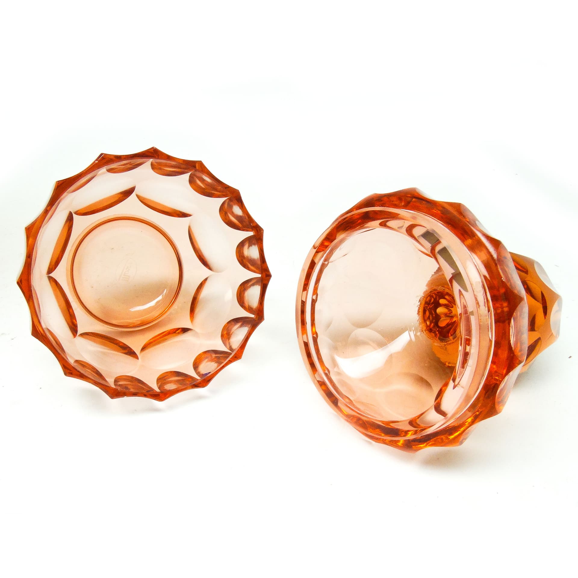 Art Deco bonbonnière, crystal, Moser, Czechoslovakia, 1930s. - 186228