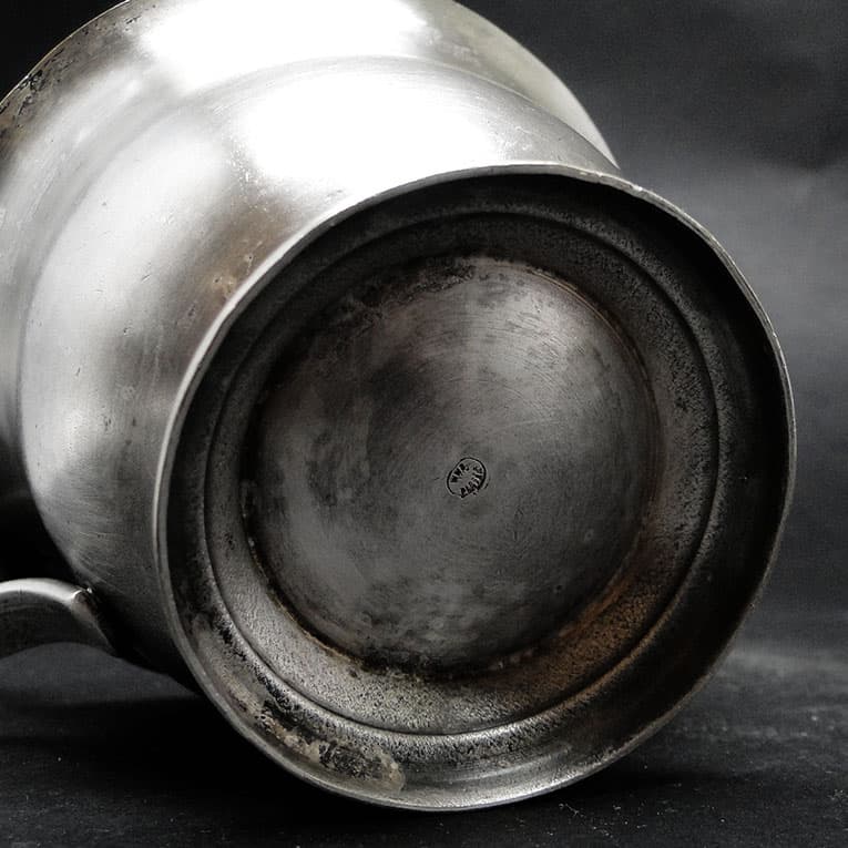 Bulionówka Art Deco, mosiądz srebrzony, Polska, lata 50. - 186265