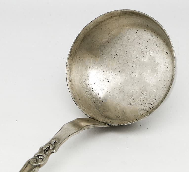 Borówka ladle, Art Nouveau / Art Deco, silver-plated brass, Norblin, Poland, 1920s. - 186339