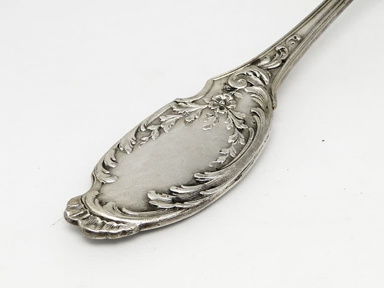 Borówka ladle, Art Nouveau / Art Deco, silver-plated brass, Norblin, Poland, 1920s. - 186337
