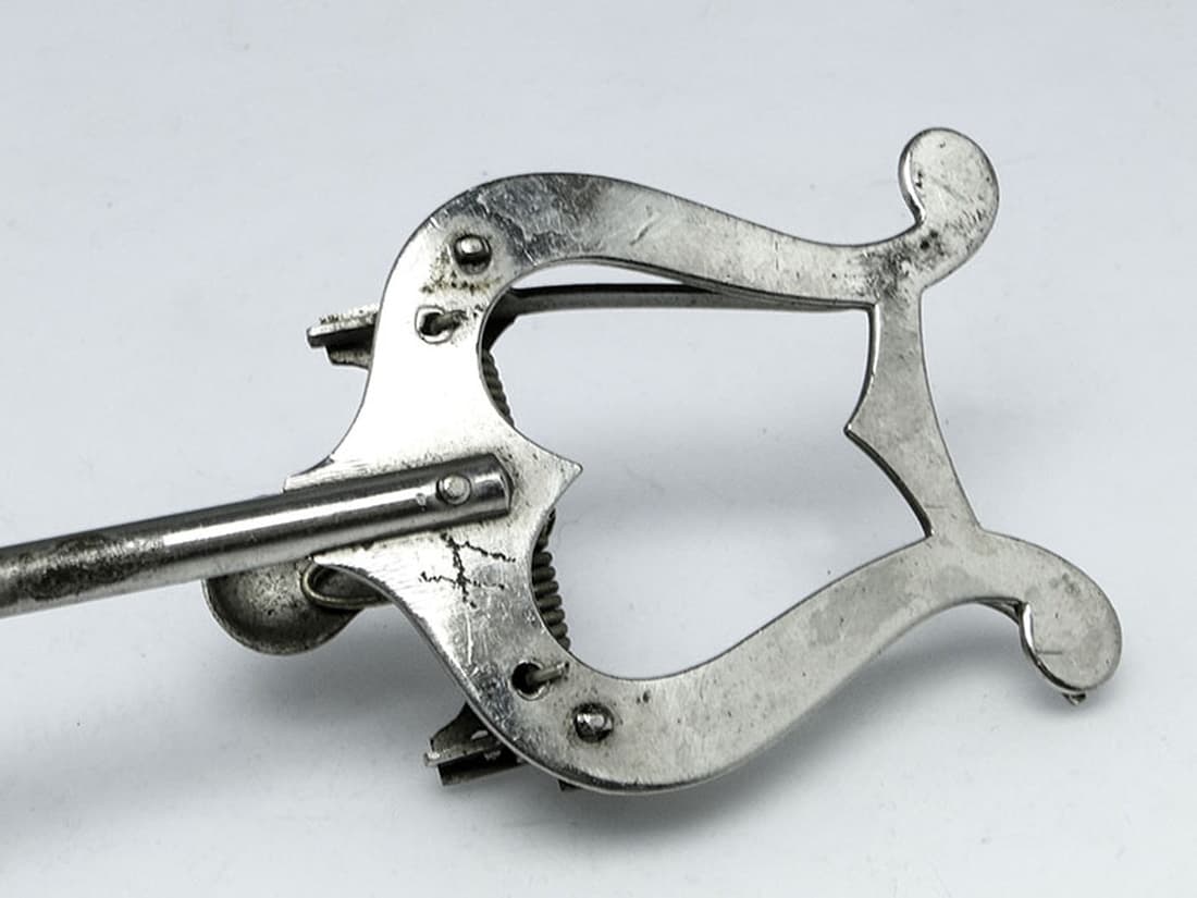 Lyre music holder, brass, 19th c. - 186377